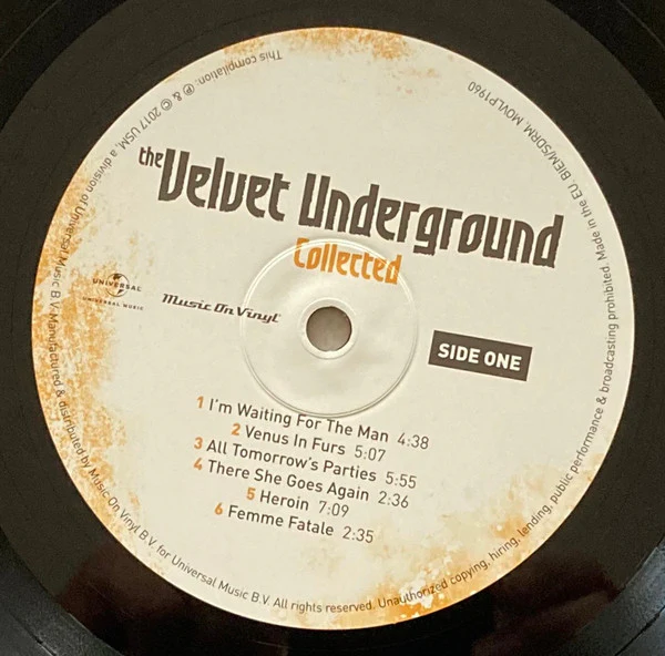 The Velvet Underground – Collected (E/VG+) – 2xLP, EU 2017 - Image 9