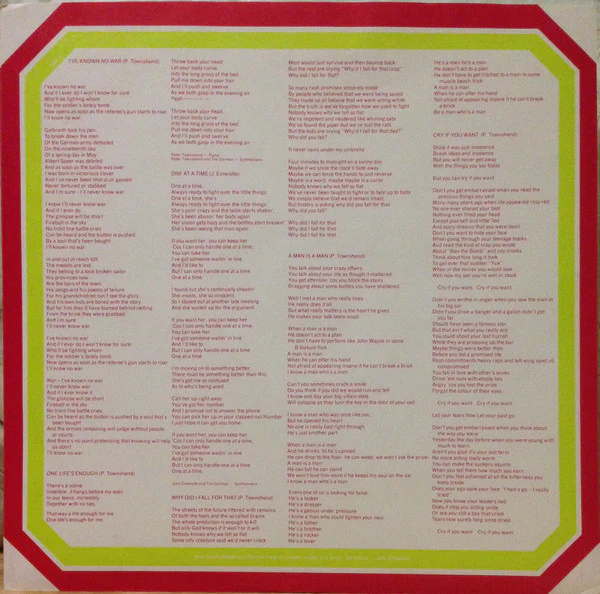 The Who – It's Hard (VG+/VG) – LP, UK 1982 - Image 6