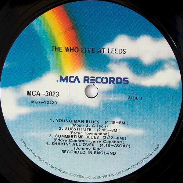 The Who – Live At Leeds (VG+/E) – LP, US 1980 - Image 3