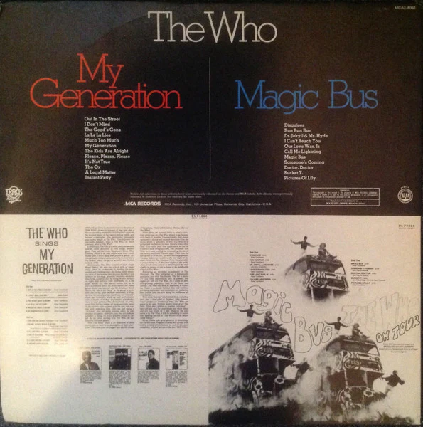 The Who – Magic Bus / The Who Sings My Generation (VG+/VG) – LP, CA 1977 - Image 4