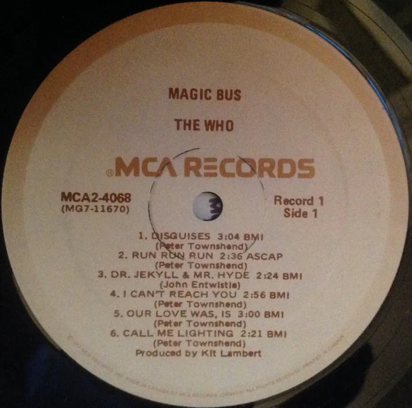 The Who – Magic Bus / The Who Sings My Generation (VG+/VG) – LP, CA 1977 - Image 5