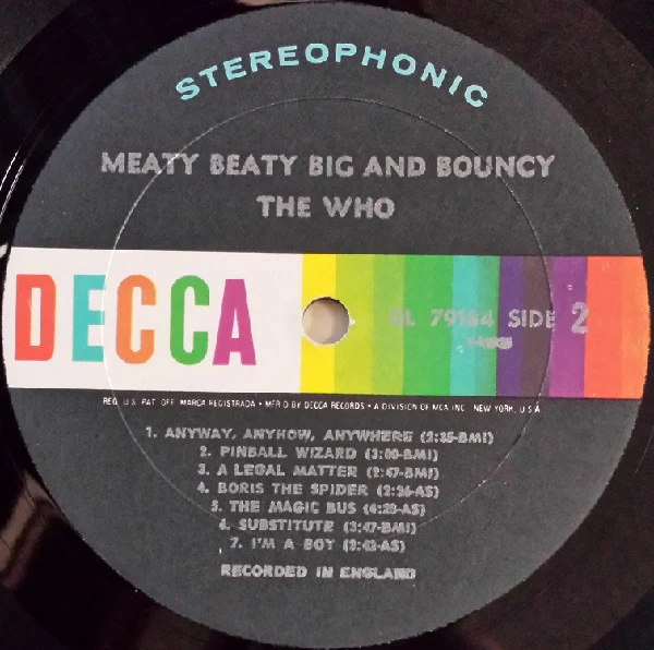 The Who – Meaty Beaty Big And Bouncy (VG/VG+) – LP, US 1971 - Image 4
