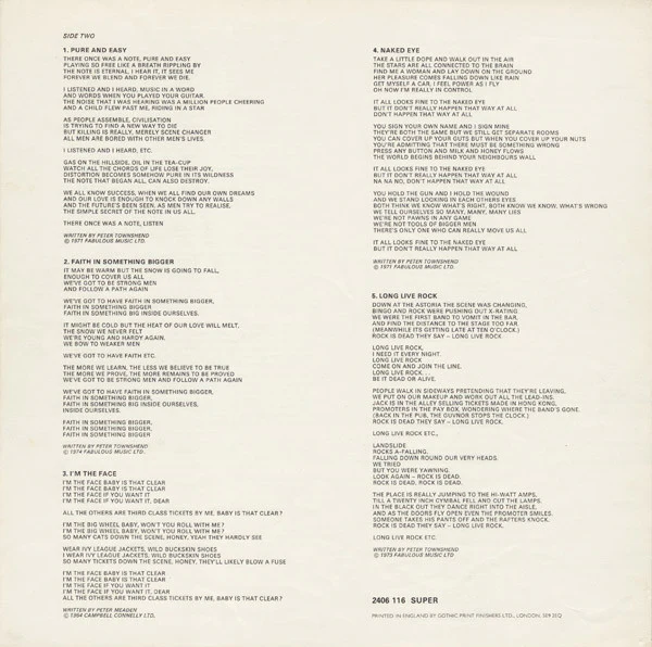 The Who – Odds & Sods (VG/VG+) – LP, UK 1974 - Image 9