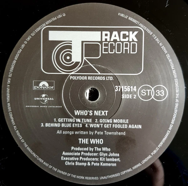 The Who – Who's Next (E/E) – LP, EU 2015 - Image 6