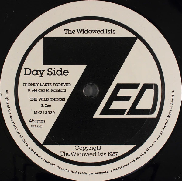 The Widowed Isis – The Widowed Isis (VG+/VG+) – 12", AU 1987 - Image 3
