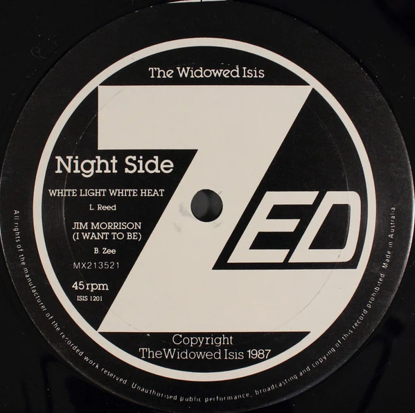 The Widowed Isis – The Widowed Isis (VG+/VG+) – 12", AU 1987 - Image 4