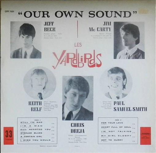 The Yardbirds – Our Own Sound (VG+/VG) – LP, FR 1983 - Image 2