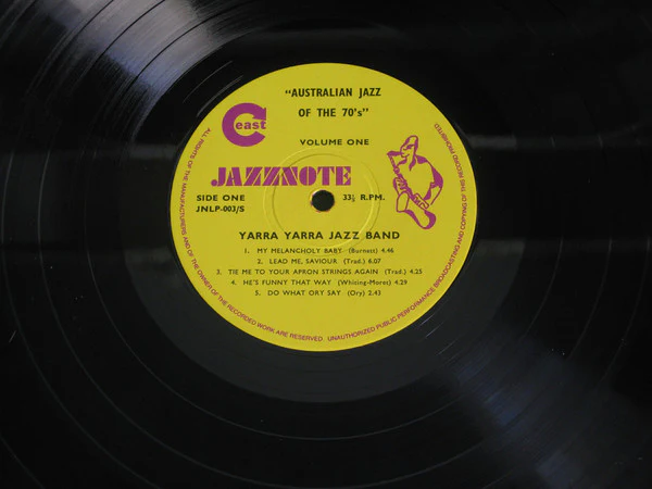 The Yarra Yarra New Orleans Jazz Band, New Harlem Jazz Band – Australian Jazz Of The 70's – Vol. 1 (VG+/VG+) – LP, AU 1972 - Image 2