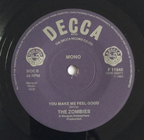The Zombies – She's Not There (VG/Generic) – 7", UK - Image 2
