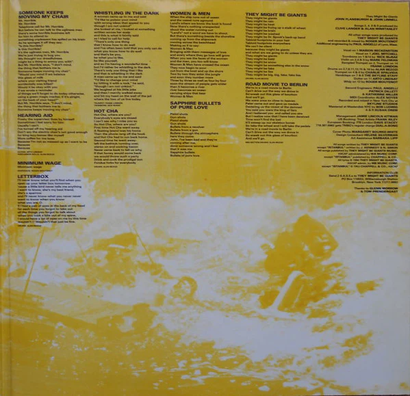 They Might Be Giants – Flood (VG+/VG+) – LP, UK 1990 - Image 3