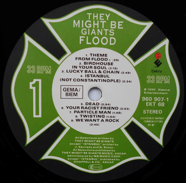 They Might Be Giants – Flood (VG+/VG+) – LP, UK 1990 - Image 5