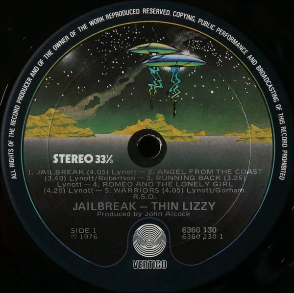 Thin Lizzy – Jailbreak (VG+/VG+) – LP, AU 1978 - Image 4