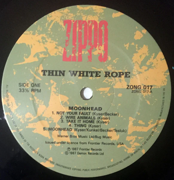 Thin White Rope – Moonhead (VG/VG+) – LP, UK 1987 - Image 3