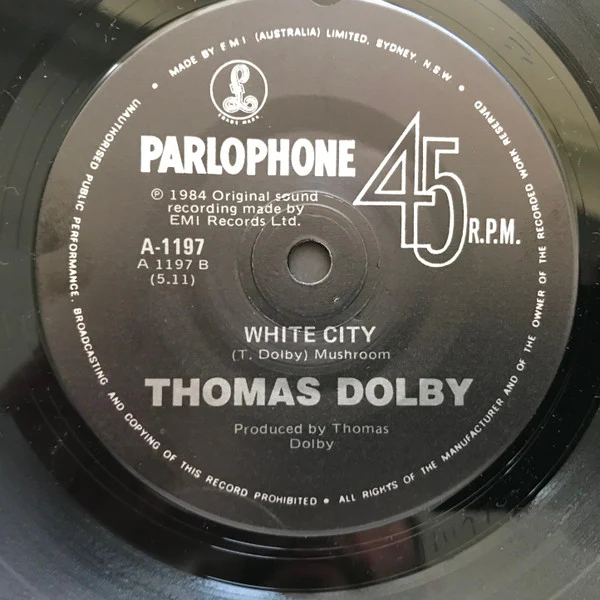 Thomas Dolby – Hyperactive! (VG+/VG+) – 7", AU 1984 - Image 4