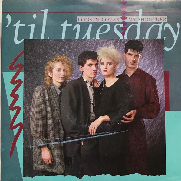 'Til Tuesday – Looking Over My Shoulder (E/VG+) – 7", AU 1985