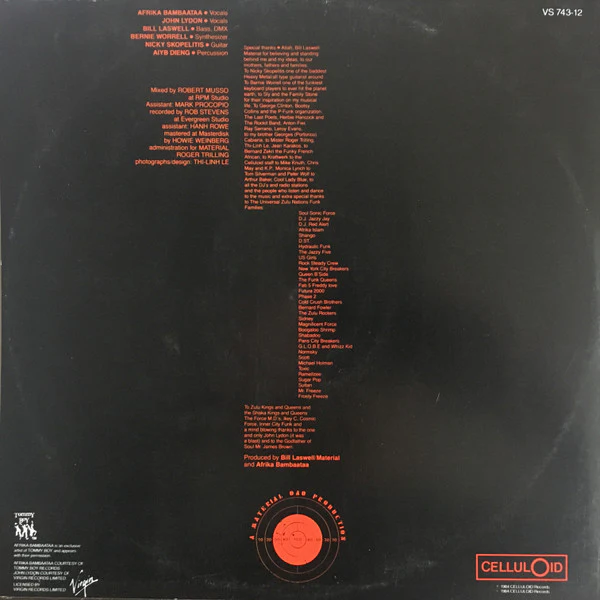 Time Zone – World Destruction (VG+/VG) – 12", AU 1985 - Image 2