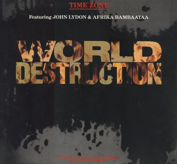 Time Zone – World Destruction (VG+/VG) – 12", AU 1985 - Image 5
