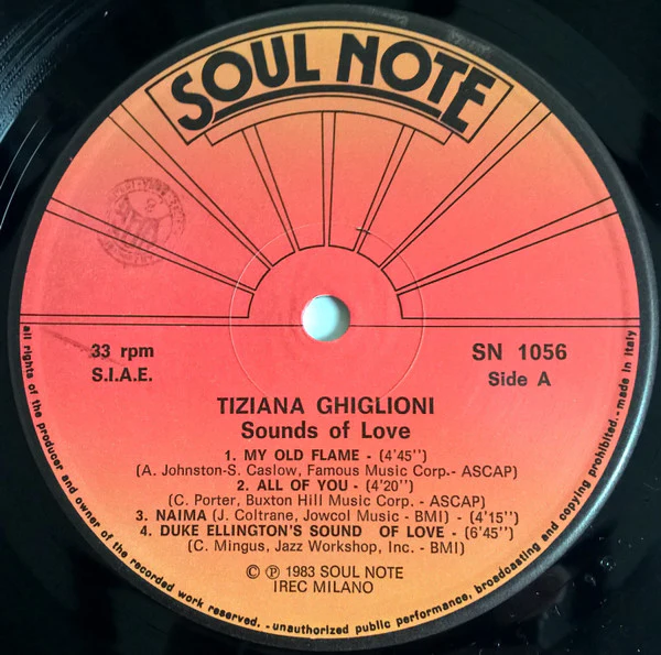 Tiziana Ghiglioni – Sounds Of Love (VG/VG+) – LP, IT 1983 - Image 3