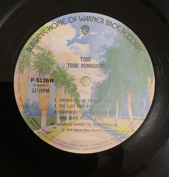 Todd Rundgren – Todd (E/VG+) – 2xLP, JP 1974, No OBI - Image 7