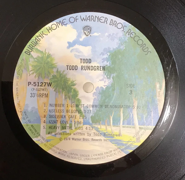 Todd Rundgren – Todd (E/VG+) – 2xLP, JP 1974, No OBI - Image 9