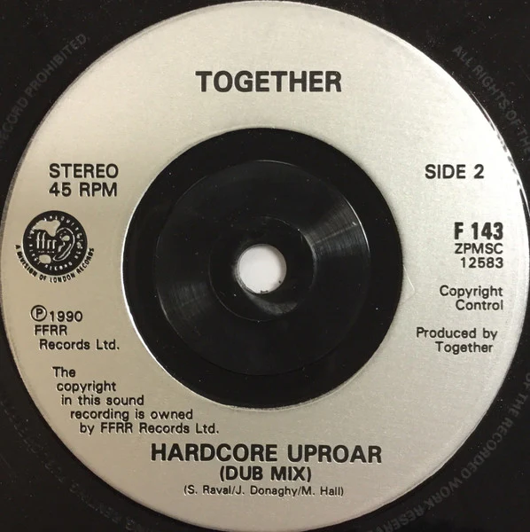 Together – Hardcore Uproar (VG/VG+) – 7", UK 1990 - Image 4