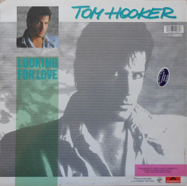 Tom Hooker – Looking For Love (VG+/VG+) – 12", FR 1986 - Image 2