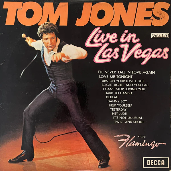 Tom Jones – Live In Las Vegas (VG/VG+) – LP, AU 1969