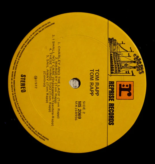 Tom Rapp – Familiar Songs (VG+/VG+) – LP, AU 1972 - Image 4