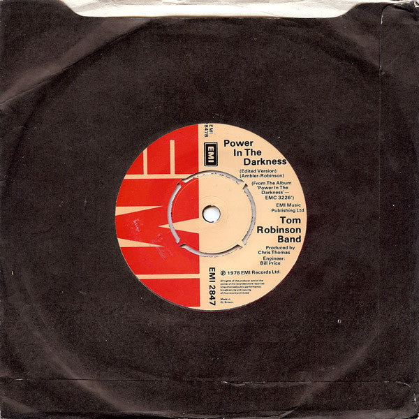 Tom Robinson Band – Too Good To Be True (VG+/Generic) – 7", UK 1978 - Image 3