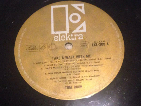Tom Rush – Take A Little Walk With Me (VG+/VG) – LP, AU 1966 - Image 3