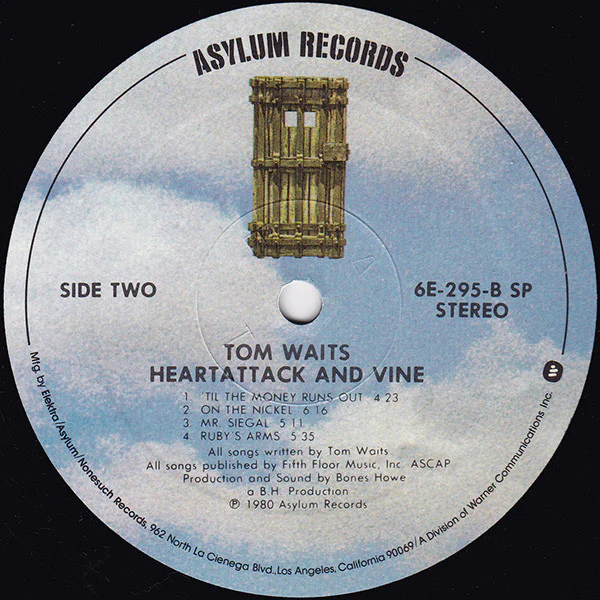 Tom Waits – Heartattack And Vine (VG/VG+) – LP, US 1980 - Image 4