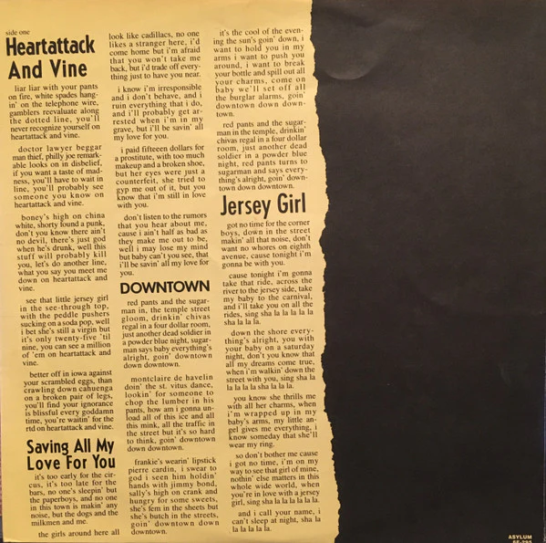 Tom Waits – Heartattack And Vine (VG+/VG+) – LP, AU 1980 - Image 5