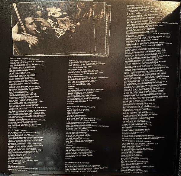 Tom Waits – Nighthawks At The Diner (VG/VG) – 2xLP, US 2018 - Image 2