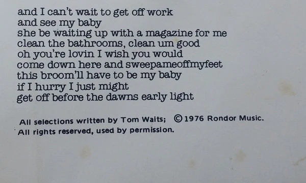 Tom Waits – Small Change (E/E) – LP, AU 1976 - Image 6