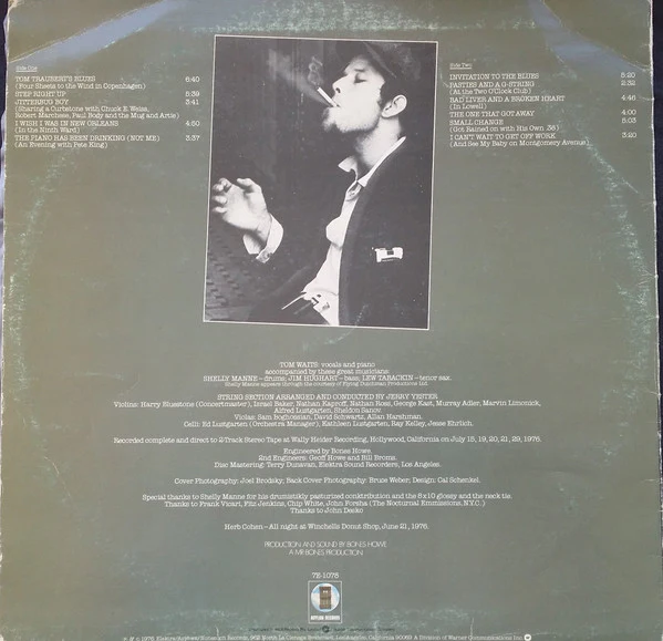 Tom Waits – Small Change (VG/E) – LP, AU 1976 - Image 2