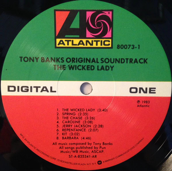 Tony Banks – The Wicked Lady (Original Soundtrack) (E/E) – LP, US 1983 - Image 3