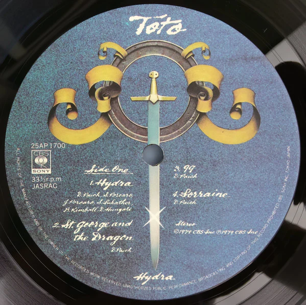 Toto – Hydra (E/E) – LP, JP 1979, With OBI - Image 5