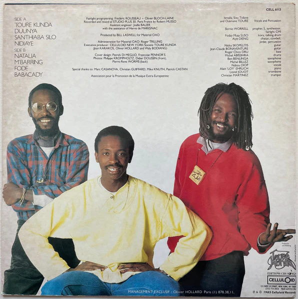 Touré Kunda – Natalia (VG+/VG+) – LP, US 1985 - Image 2