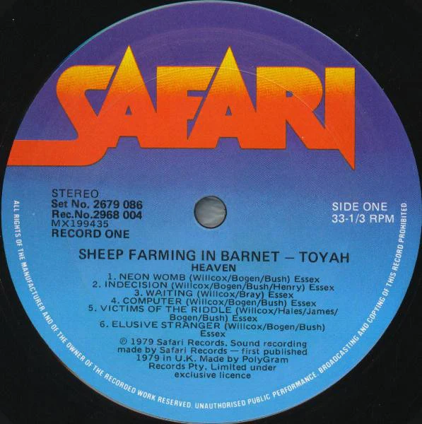 Toyah – Sheep Farming In Barnet / The Blue Meaning (VG+/VG+) – LP, AU 1980 - Image 4