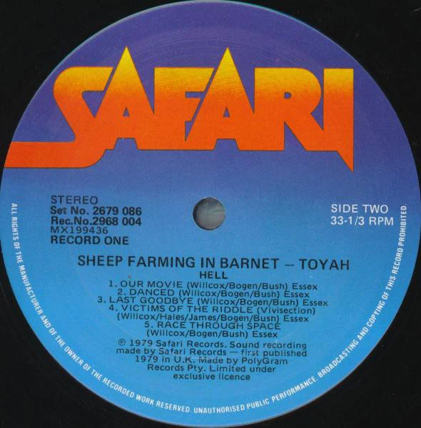 Toyah – Sheep Farming In Barnet / The Blue Meaning (VG+/VG+) – LP, AU 1980 - Image 5