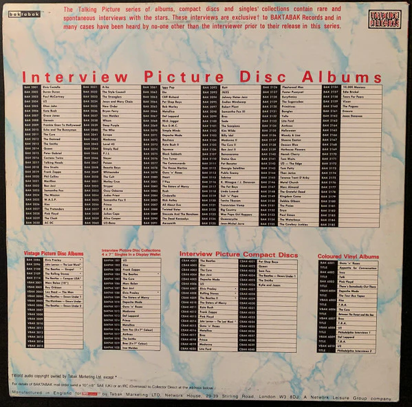 Transvision Vamp – Limited Edition Interview Picture Disc (VG/VG+) – 12", UK 1988 - Image 5