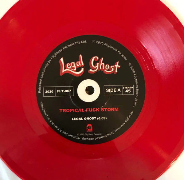 Tropical Fuck Storm – Legal Ghost / Heaven (E/E) – 7", AU 2020 - Image 3