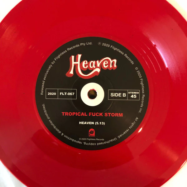 Tropical Fuck Storm – Legal Ghost / Heaven (E/E) – 7", AU 2020 - Image 4