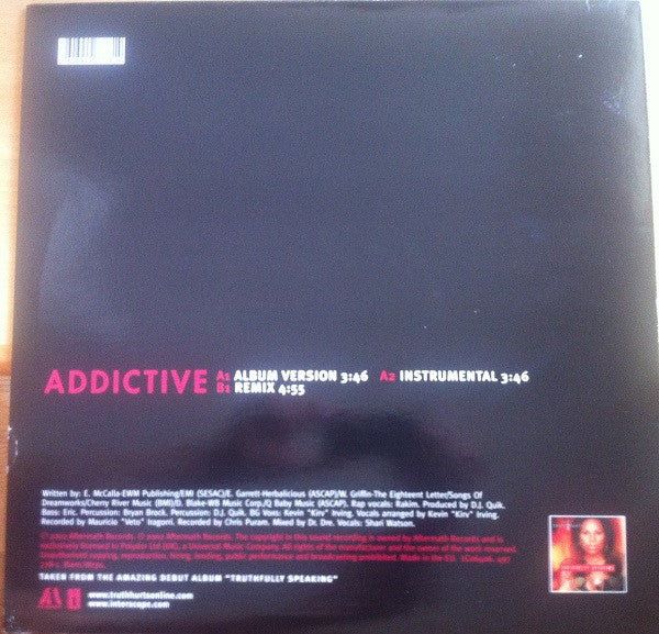 Truth Hurts, Rakim – Addictive (VG/VG) – 12", UK 2002 - Image 2