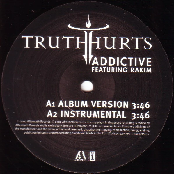 Truth Hurts, Rakim – Addictive (VG/VG) – 12", UK 2002 - Image 3