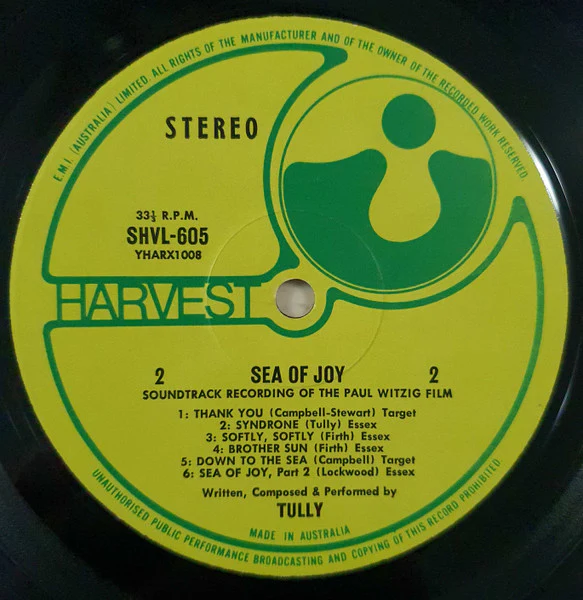 Tully – Sea Of Joy (VG/VG+) – LP, AU 1972 - Image 4