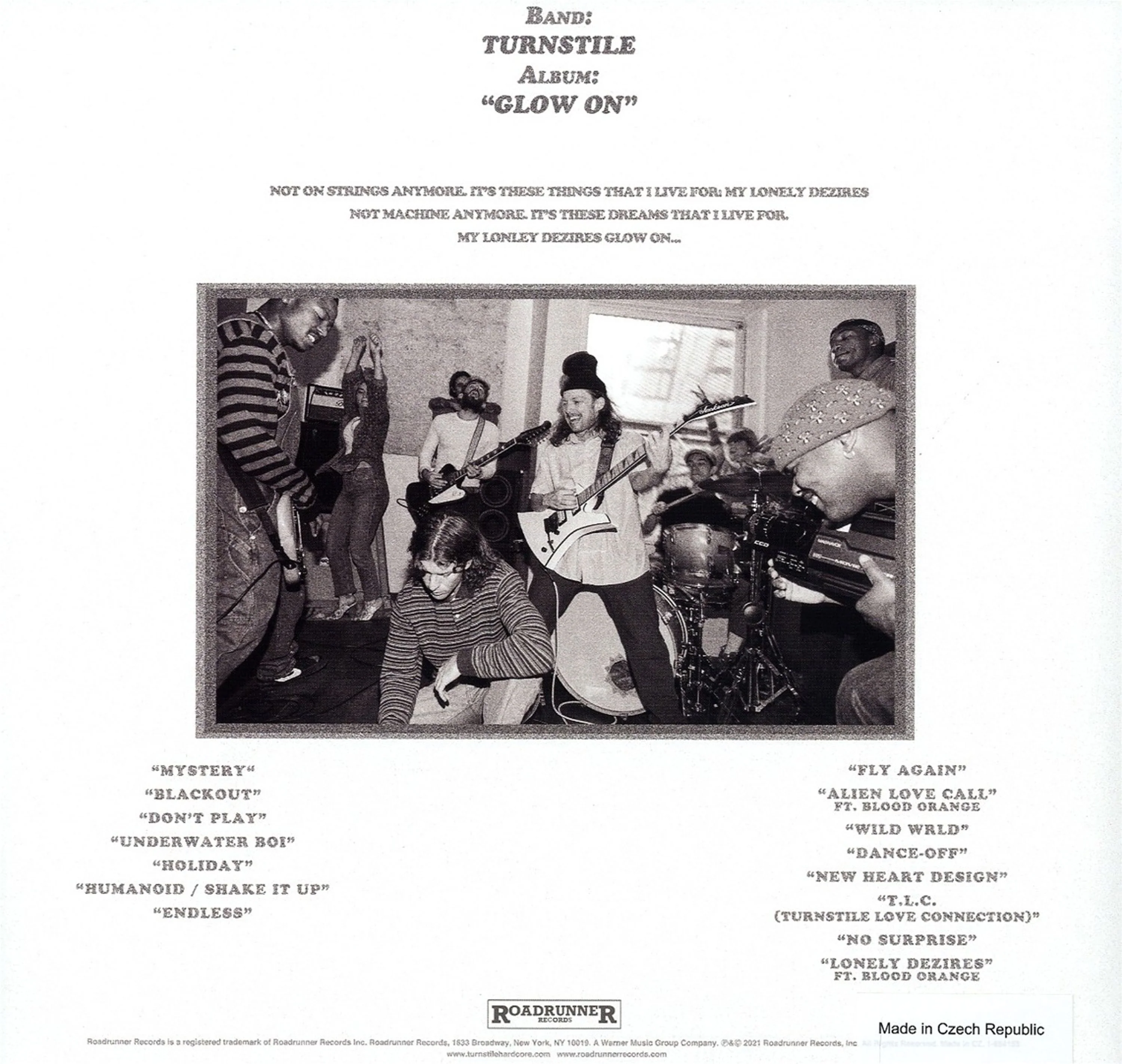 Turnstile – Glow On (Road runner) - Image 2