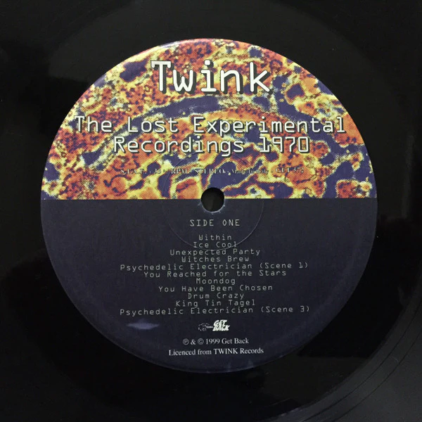 Twink – The Lost Experimental Recordings 1970 (VG+/VG+) – LP, IT 1999 - Image 5