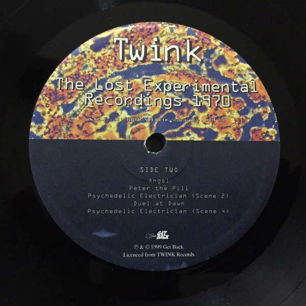 Twink – The Lost Experimental Recordings 1970 (VG+/VG+) – LP, IT 1999 - Image 6