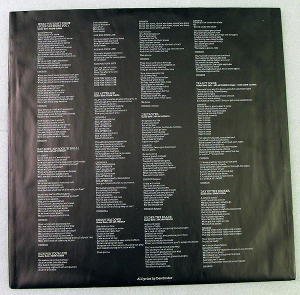Twisted Sister – Under The Blade (VG/VG+) – LP, Benelux 1982 - Image 6